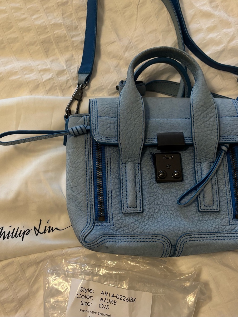 3.1 Phillip Lim Azure Mini Pashli Satchel